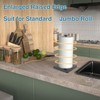 Paper Towel Holder with Damping Effect Stainless Steel Punch Free