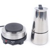 Sallurmose Moka Pot Italian Stovetop Espresso Maker - Stainless Steel