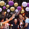 Round Chinese Paper Lanterns Decorative 14pcs Wedding Birthday Party Valentine's