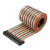 sourcing map IDC Rainbow Wire Flat Ribbon Cable 40 Pins