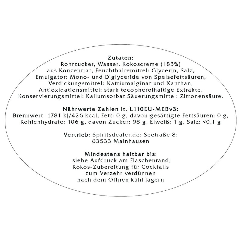 Coco Reàl, Cream of Coconut, 16.9 FL OZ Squeezable Bottle,