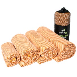 Pandoo Bamboo Travel Towel / Sports - Travel - Trekking - Bath Towel / Ultra-Light, Super-Absorbent, Antibacterial and Quick-Drying / Better Than Standard Microfibre / All Sizes / Available in 5 Colours