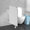 Kindergarten Urinal Partition, 23.62x31.5In Toilet Partition Divider, HPL Wall-Mounted Bathroom