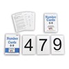 Learning Advantage 7301 Number Cards 0-9, Black, Grade: Kindergarten to