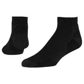 Maggie's Organic Dark Urban Hiker Ankle Wool Socks (as1, alpha, m, regular, regular, Black, Medium)