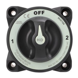 Interruptor de Desconexión de Batería de 500 A, Selector de Interruptor de Batería, Interruptor Maestro de Corte de Energía de 3 Posiciones, Resistente Al Agua IP66, para Barco RV