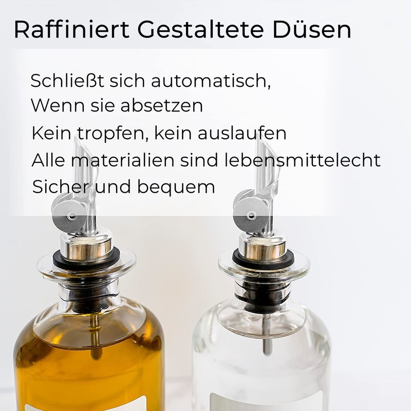 BIKALAN Pack of 2 Stainless Steel Soap Dispenser Pump Head