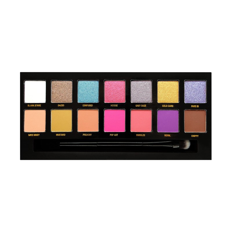 W7 | Whatever Pressed Pigment Palette Makeup | Tones: Cream