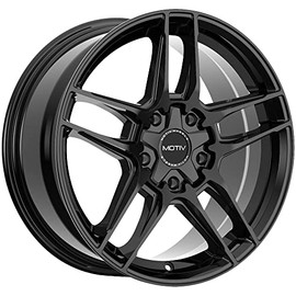 Motiv 434B Matic Gloss Black Wheel (16 x 7.5 inches /5 x 100 mm, 40 mm Offset)