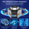 Mice Repellent Ultrasonic Plug-in Mouse Deterrent Ultrasonic Rodent Repeller for