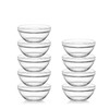 Sweejar 4.5 inch Small Glass Bowls Set, 12 oz Prep