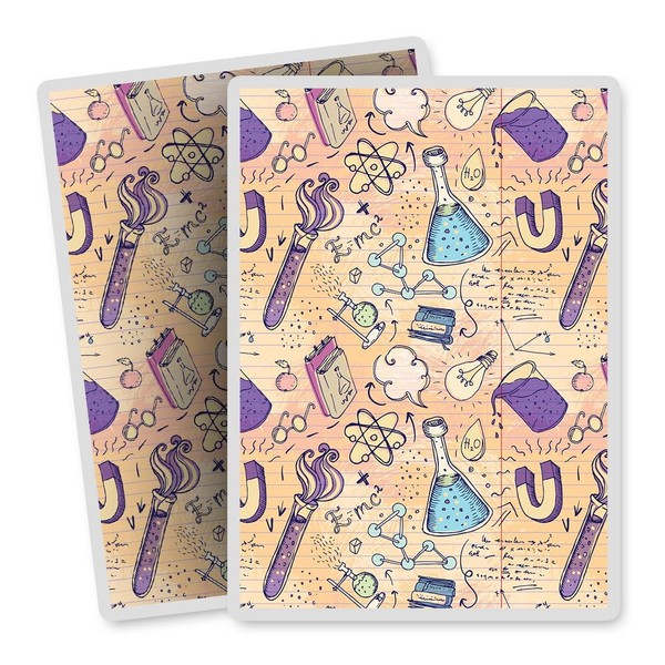 Vinyl Rectangle Vertical (Portrait) Stickers (Set of 2) 10cm -