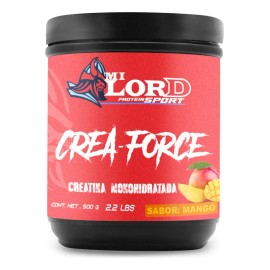 Creatina Monohidratada 500g My Lord En Polvo Varios Sabores Mango