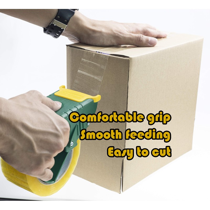 Prosun 2 Inch Packing Tape Gun Dispenser, Width-Adjustable Box Sealer,