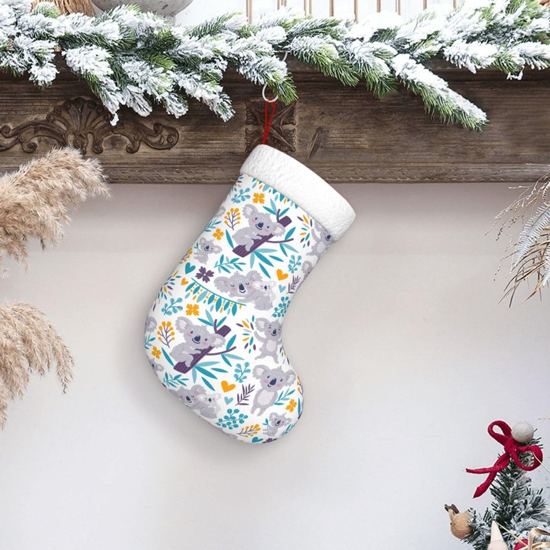 FFCrying Cute Koala Bears Christmas Stocking Large Xmas Stockings Ornaments