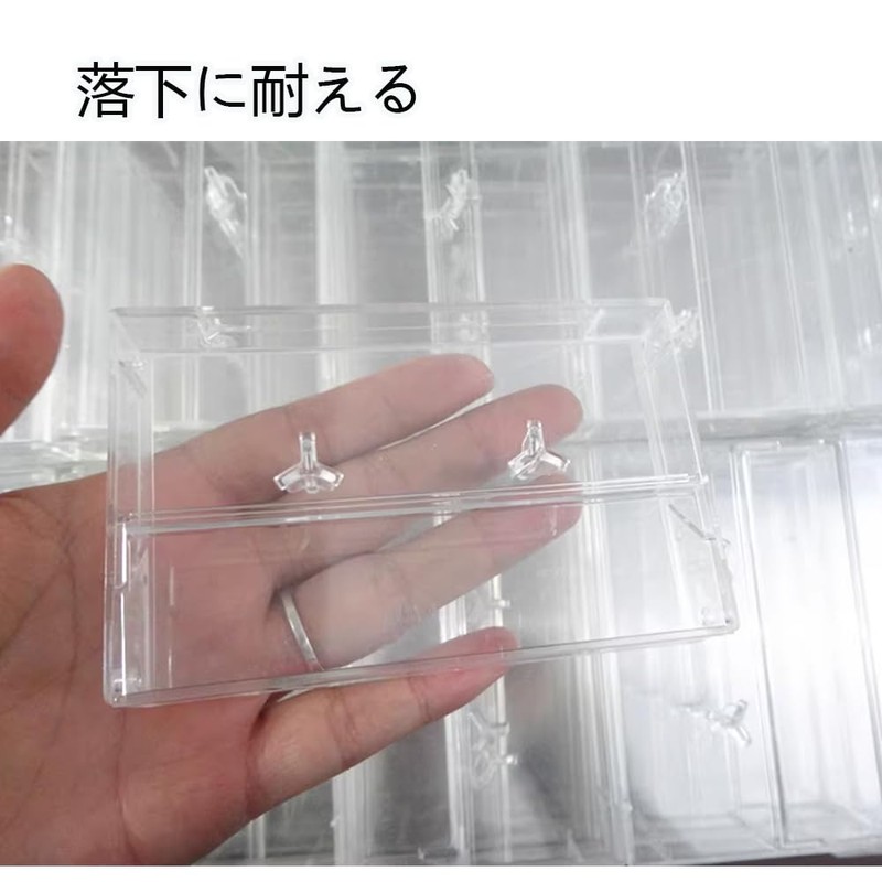 Cassette Tape, Plastic Case, 10 Pack, Plastic Storage Aude Case,