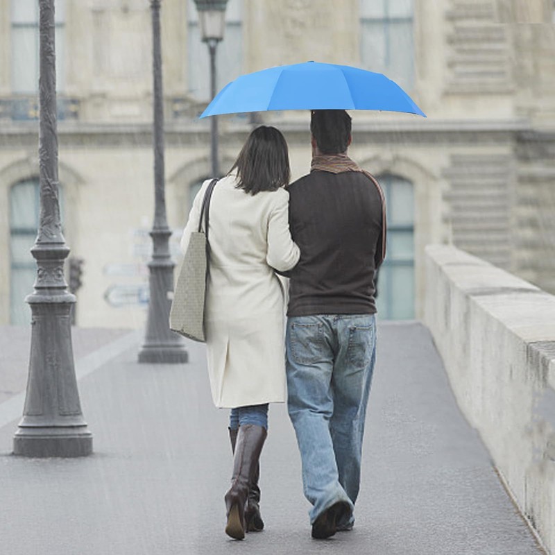 OXTXO Compact Travel Umbrella - Windproof and Strong Mini Umbrella