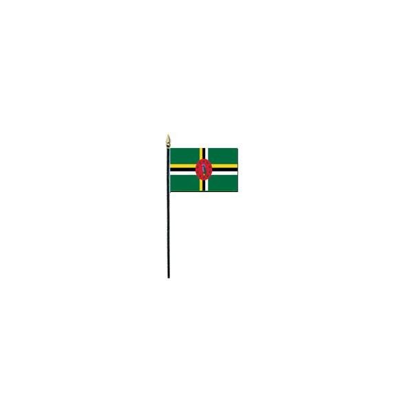 Commonwealth of Dominica Miniature Flag (4 in. x 6 in.)