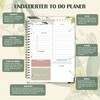 Biroyal Undated Diary 2025 A5 | 120-Day Planner for Tasks