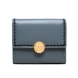 YYIHER Small Wallets for Women Cute Card Holder Mini Wallet Ladies Coin Purse Blue