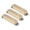 3Pcs Electric Guitar Single Coil Pickup Cover Copper Instrument Accessory