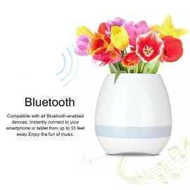 ITEK WIRELESS BLUETOOTH SPEAKER/ SUCCULENT PLANTER.USB Charge "NEW" UNIQUE