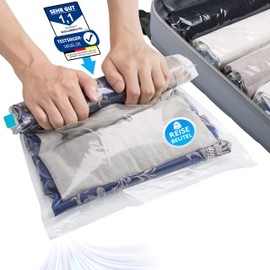 SilverRack Vacuum Bags for Clothes Travel Roll Pack of 12