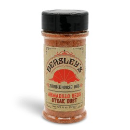 Beasley's Smokehouse Rub - Armadillo Red's Steak Dust Seasoning - BBQ Rub