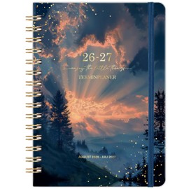 Diary 2026 2027 - Calendar 2026 2027 from August 2026 to July 2027, Weekly Planner A5 with Inner Pocket, Appointment Calendar A5 Book Calendar, 21.3 x 14.7 cm - Sunset