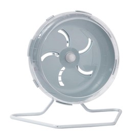 Jeeone Silent Hamster Wheel 7 inch, Hamster Exercise Wheel, Height-Adjustable Hamster Wheel Cage Accessories, Hamster Running Toys Small Animals Exercise Wheels (Blue)