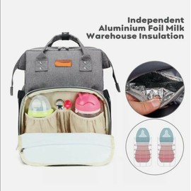 Unbranded diaper bags backpack with changing station Foldable travel diaper bag