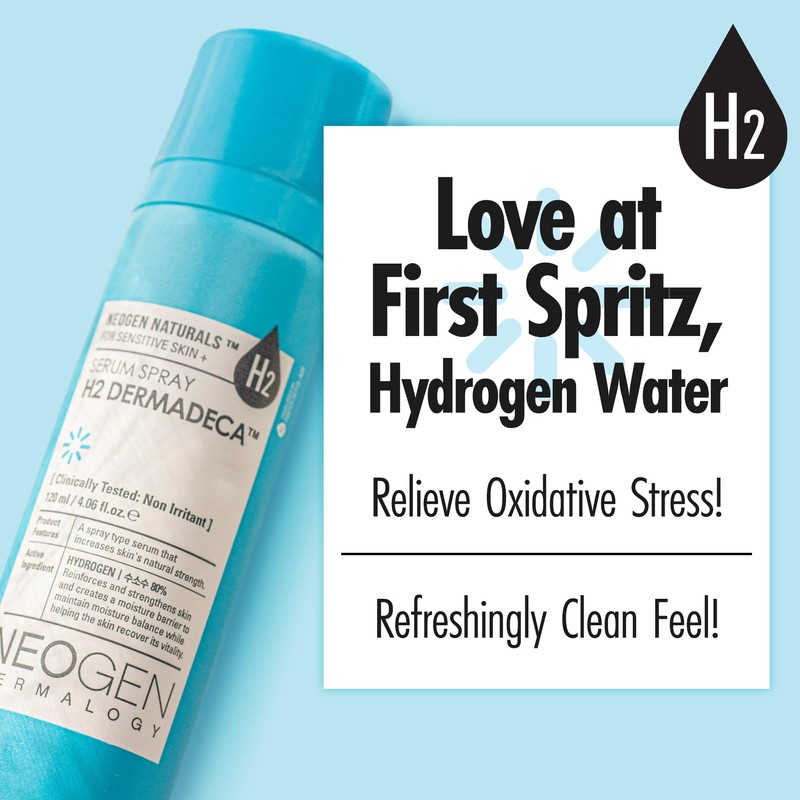 [K-Beauty] Neogen H2 Dermadeca Serum Facial Spray | 80% Hydrogen-Water