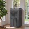 Greesum 33 Package Delivery Box for Outside, Patio Waterproof Resin