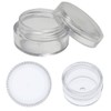 10 Clear Empty Containers Jars Cosmetic Pot Small Travel Sample