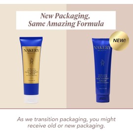 Nakery SkinRecovery Ultra Strength Massage Cream - Muscle Relaxer Cream & Magnesium Cream for Leg Cramps with Menthol - Fast Absorbing Feet Cream - Non-Sticky Leg Cramp Cream for Soothing Comfort