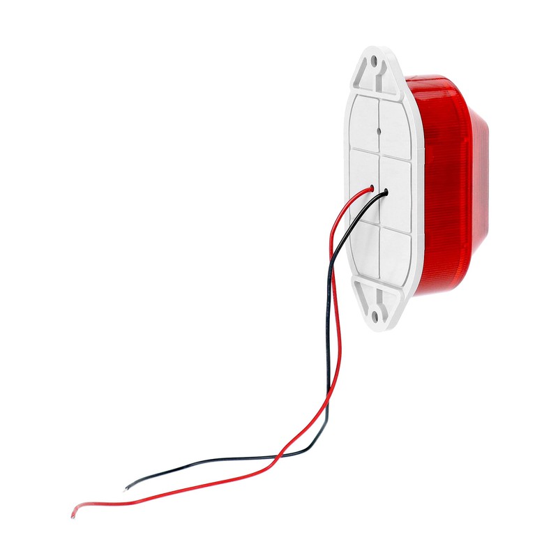 QWORK AC110V - 120V Industrial Strobe Siren Alarm Warning Light