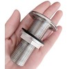 Marine Grade 316 Stainless Steel Full Threaded Through Hull Pipe
