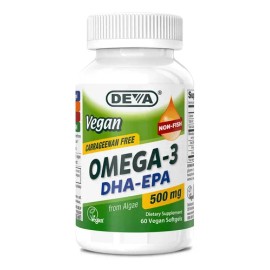 Deva Vegano Omega-3 Dha Epa Suplemento Una Vez Por Día Sof