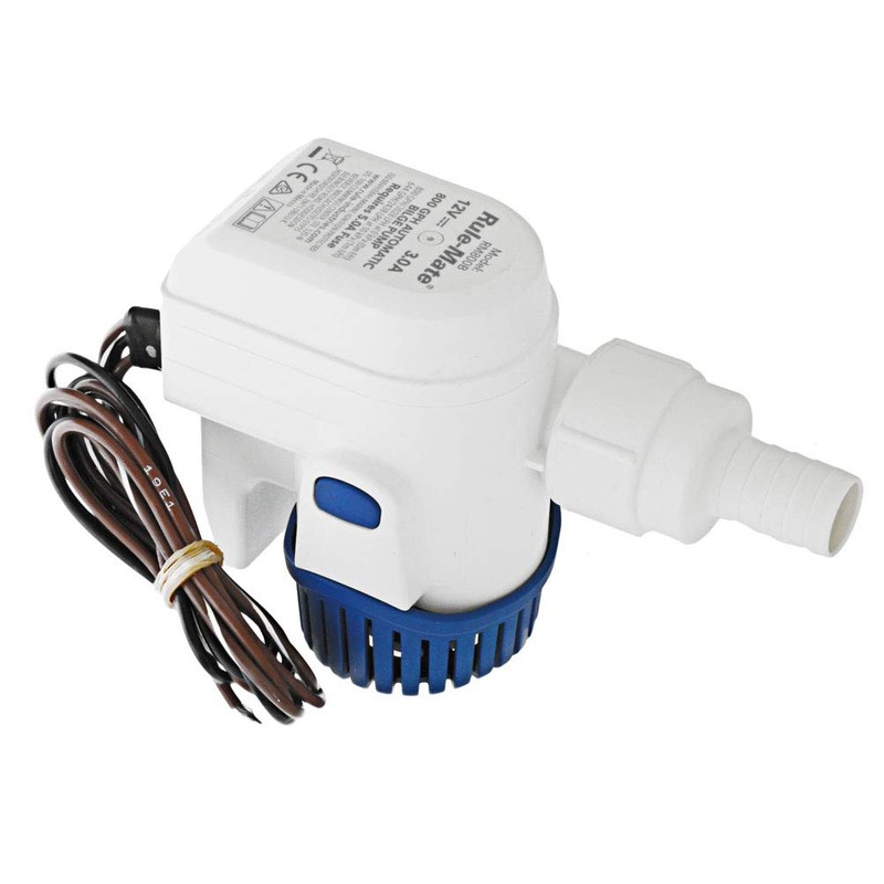 Rule Industries RM800B Rule-Mate Bilge Pump 800 GPH, Standard