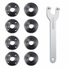 9PCS Angle Grinder Nut Angle Grinder Wrench Kit 5/8-11 Flange