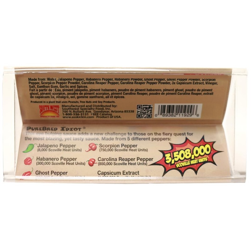 Premium Gourmet Idiot Hot Sauce - Ultimate Hottest Hot Sauce