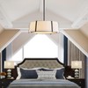Shrine Lighting Drum Pendant Light, Modern Style, Drum Chandeliers for