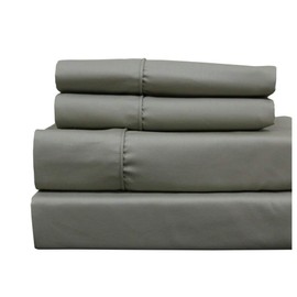 Royal Hotel Bedding 650-Thread-Count Bed Sheets - Wrinkle Free Sheets - Deep Pocket, Cotton Blend, Sateen Sheets, Hypoallergenic, 5 Piece - Split-King : Adjustable King Size - Sage