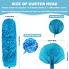 100 Inch Cobweb Duster, Spider Web Brush & Microfiber Feather