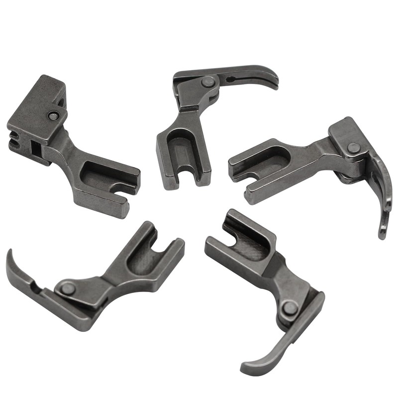 YEQIN 5Pcs Industrial Sewing Machine Zipper Cording Presser Feet for
