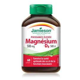 Jamieson High Potency Magnesium 500 mg and Vitamin D3 500 IU