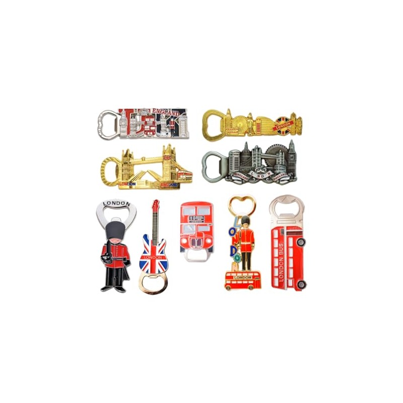 Best Mix of Famous UK Britain London Icons Fridge Magnet