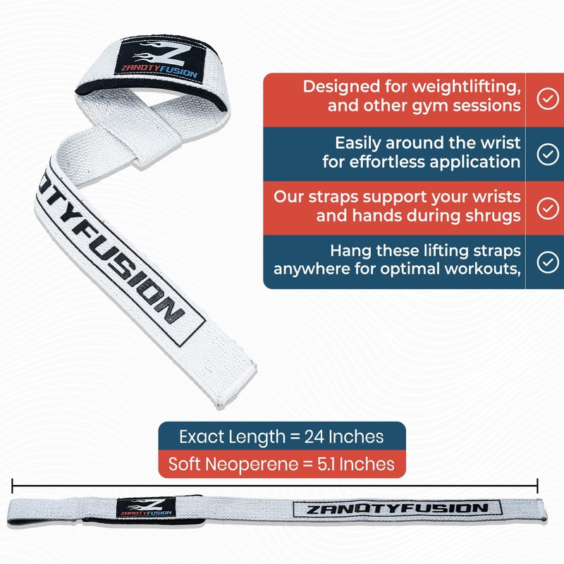 Weight Lifting Straps | Wrist Support Powerlifting Strap | Heavy