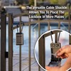 Master Lock High Capacity Key Lockbox, Combination Dial, Removable Cable