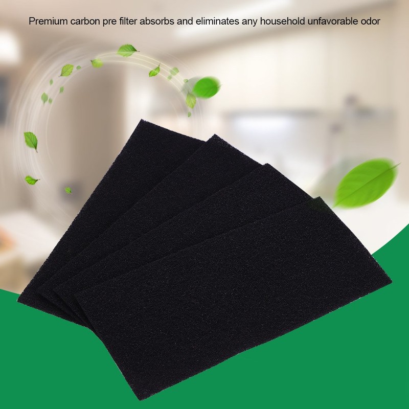 Reemplazo de filtros de esponja de carbono 4PCS para purificador